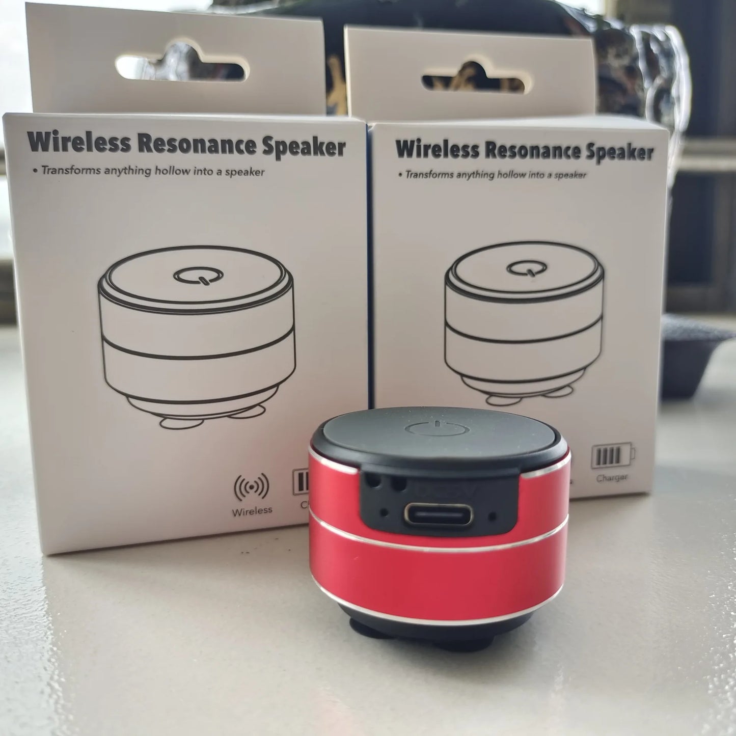 Mini Bone Conduction Speaker Vibration Stereo Audio Digital TWS Wireless Bluetooth Speakers Portable Metal Speaker Dropshipping