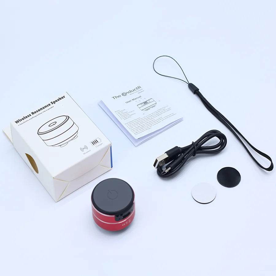 Mini Bone Conduction Speaker Vibration Stereo Audio Digital TWS Wireless Bluetooth Speakers Portable Metal Speaker Dropshipping